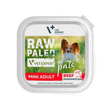 Comida Húmeda Para Perros Raw Paleo Paté Mini Adult Beef  150 G