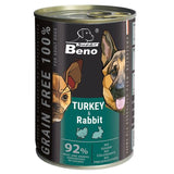 Comida Húmeda Para Perros Super Beno Turkey And Rabbit  415g