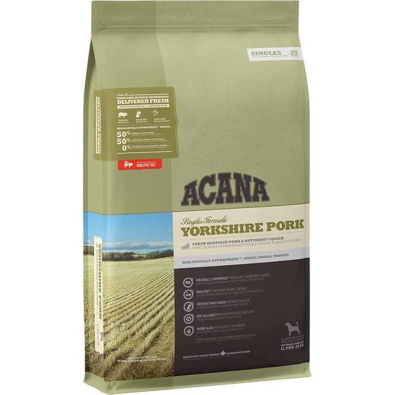Comida Para Perros Acana Singles Yorkshire Pork 11,4 Kg
