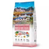 Comida Semi-Húmeda Para Perros Arquivet Salmón Fresco Con Pavo  10kg