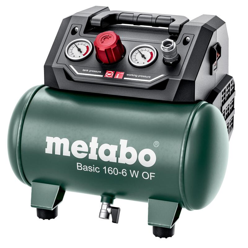 Compresor  Metabo Basic 160-6 W Of (Dunkelverde/Negro, 900 Watt) 601501000