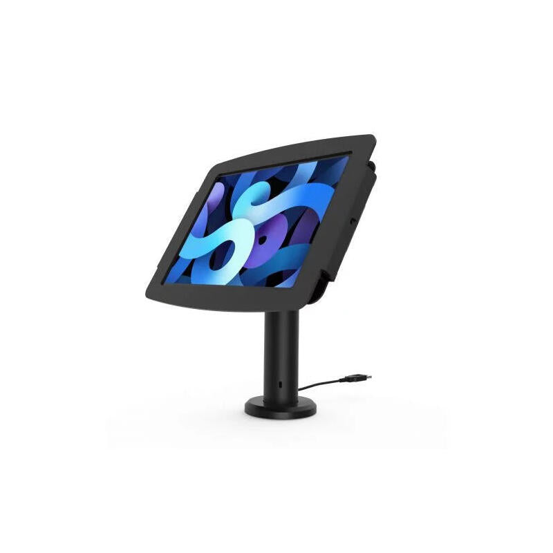 Compulocks Ipad Pro 12.9" (3 6th Gen) Space Enclosure Tilting Stand 8" Kit De Montaje (Caja Base Con Poste) Para Pc Tablet Bloqueable Aluminio De Alta Calidad Negro Tamaño De Pantalla: 12.9" Para Apple Ipad Pro De 12 9" (3ª Generación 4ª