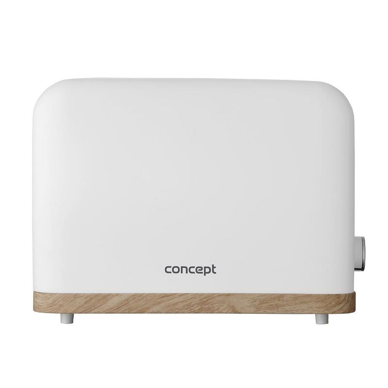 Concept Tostadora Eléctrica, 930w, 7 Grados De Tostado, Color Blanco, Te2015