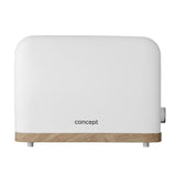 Concept Tostadora Eléctrica, 930w, 7 Grados De Tostado, Color Blanco, Te2015