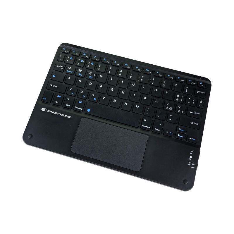 Conceptronic 10" Wireless Teclado Bt5.4 Layout It Negro