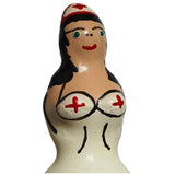 Condomerie - Preservativo Decorativo Pintado A Mano Enfermera Negra