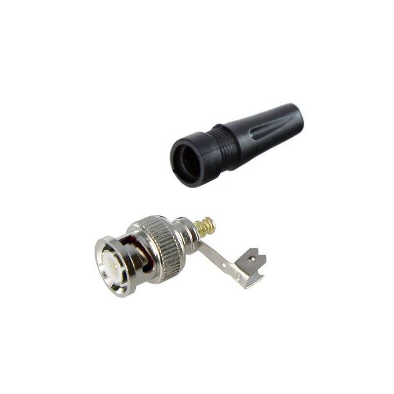 Conector Bnc Macho Recto ( Tornillo ) Para Instalaciones De Cctv