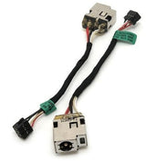 Conector Dc Jack Con Cable Para Portátil Hp 15-B109Wm 15-B161Ea 15-B107Cl 698231-Yd1 Cbk00326-0075 6 Orificios