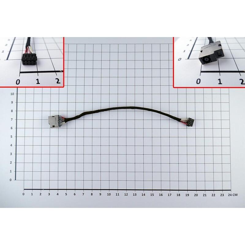 Conector Dc Jack Con Cable Para Hp 14-D000, 14-D100, 15-D000, 15-D100 747116-001