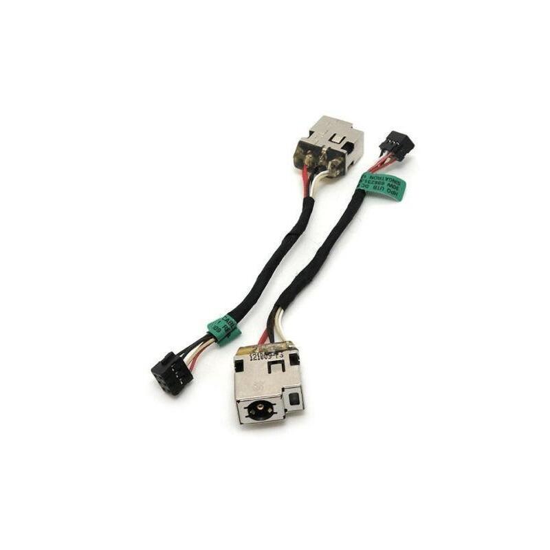 Conector Dc Jack Con Cable Para Portátil Hp 15-B109wm 15-B161ea 15-B107cl 698231-Yd1 Cbk00326-0075 6 Orificios