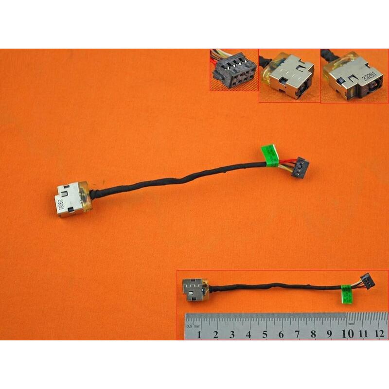 Conector Dc Jack Para Portátil Hp 215 G1 14-K 717370-Yd6 717370-Fd6 717370-Sd6 / N:Cbl00379-0100