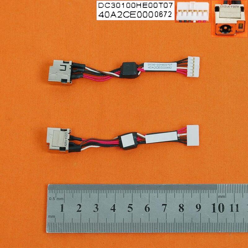 Conector Dc Jack Para Portátil Hp Folio 13-1000 13-2000 Series 672361-001 Dc30100he00 Dc30100he00t07