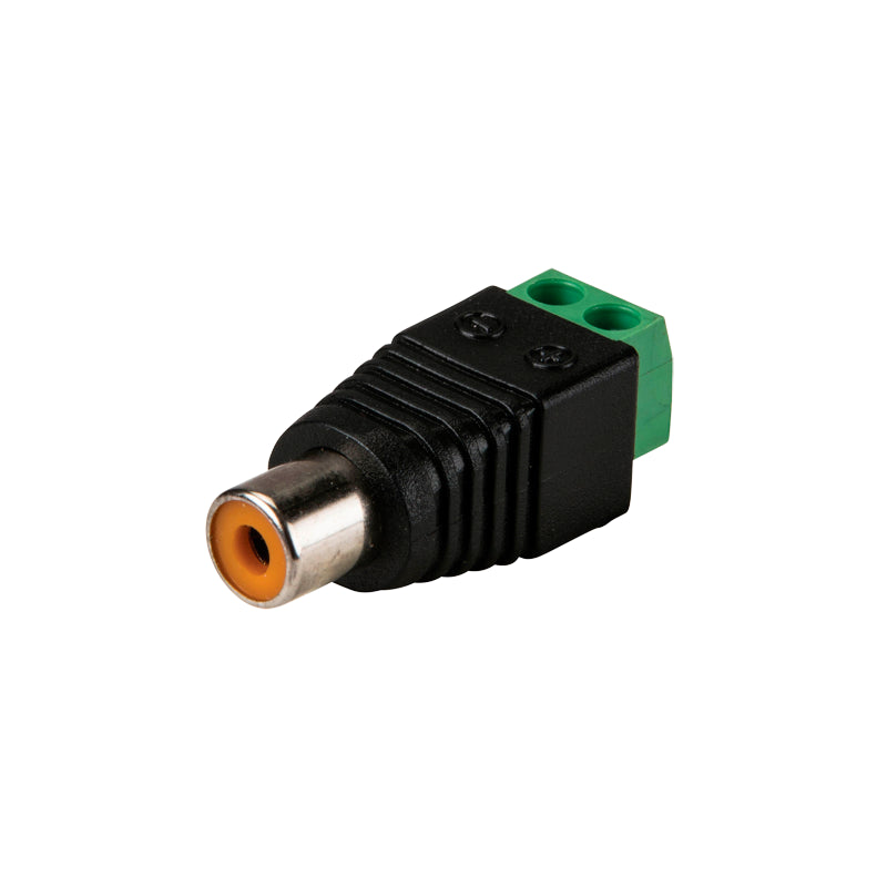 Conector Hembra Rca Con Salidas +/- De 2 Terminales