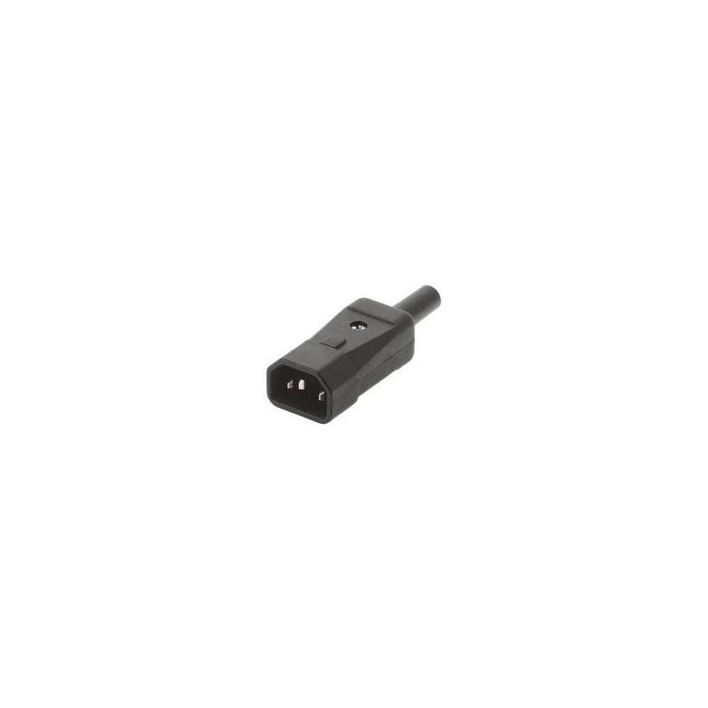 Conector Iec Bachmann Con Protección Tipo C14,10a