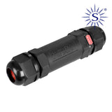 Conector Para Empalmes Para Exterior Con Valvula Anticondensacion 10x2,6cm 3p Ip68 Black Series Solera (Retractilado) Ce-3pv