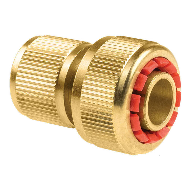 Conector Rápido Stop De Laton Brass Para Manguera De 19 Mm Cellfast