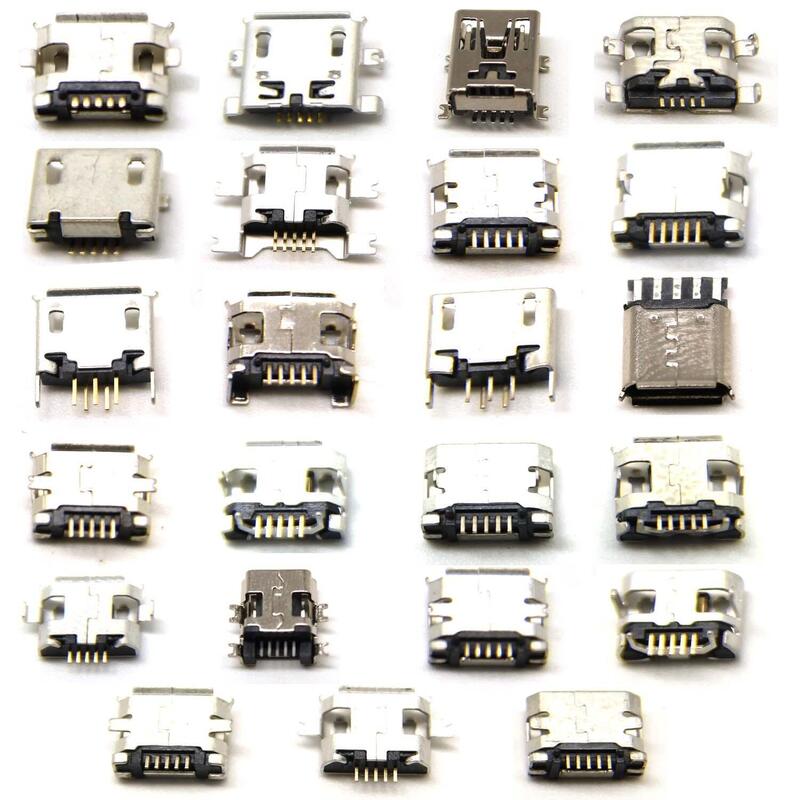 Conjunto De 240 Conectores Micro Usb Para Dispositivos Móviles Lenovo Huawei Xiaomi Samsung