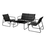 Conjunto De Jardín Negro 4 Piezas