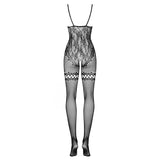 Conjunto De Ropa Obsessive F213 Xl/Xxl  Interior Y Bodi Body Negro Nylon