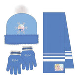 Conjunto Gorro Guantes Braga Cuello Frozen Disney