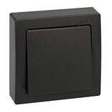 Conmutador De Cruce, Superficie, 10ax 250v~, Ip20, Serie Simon73 Loft, Grafito, Retractilado