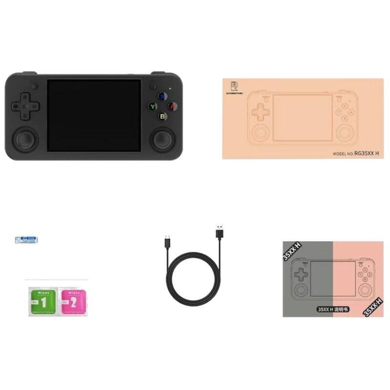 Consola Retro  Anbernic Rg35xx H 64gb Negro  Portátil