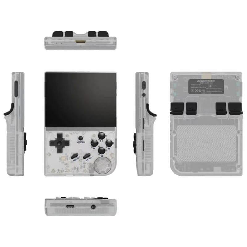 Consola Retro Portátil Anbernic Rg35xx 64gb Blanco Transparente