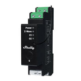 Controlador Inteligente Para Riel Din Z-Wave Shelly Wave Pro Shutter Lr