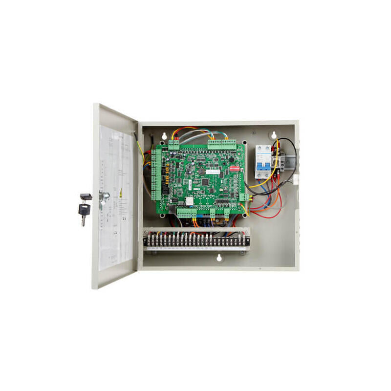 Controladora De 1 Puerta Hikvision Con Caja Y Fuente De Alimentación (Wiegand Y Rs-485)