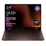 Convertible 2 En 1 Hp Omnibook X Flip Next Gen Ai 14 Kc0001ns Copilot+Pc 14"2k Amd Ryzen Ai 9 465 50 Tops 32gb Ram 1tb Ssd W11h Sin Cargador