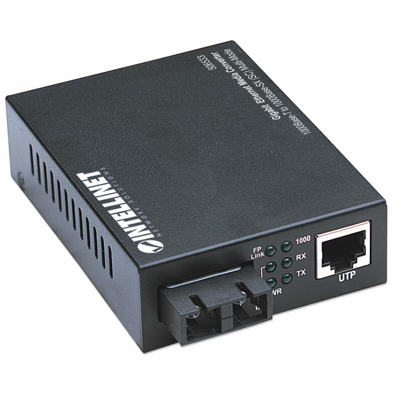 Convertidor Intellinet Gigabit Ethernet, 1000base-T A 1000base-Sx (Sc) Multimodo