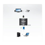 Convertidor Vga A Hdmi, Aten Vc180, Hasta 1080p, Con Audio