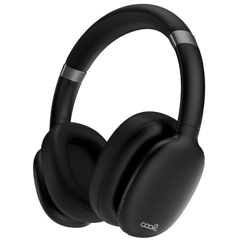 Cool Auriculares Stereo Bluetooth Cascos Roller Negro