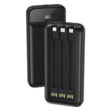 Cool Batera Externa  Power Bank 10.000 Mah Carga Rpida 22.5w (3 Cable