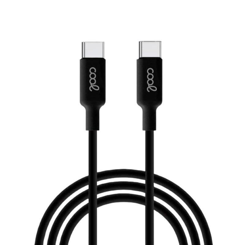Cool Cable Usb Compatible Universal Tipo-C A Tipo-C (1 Metro) Negro 3 Amp