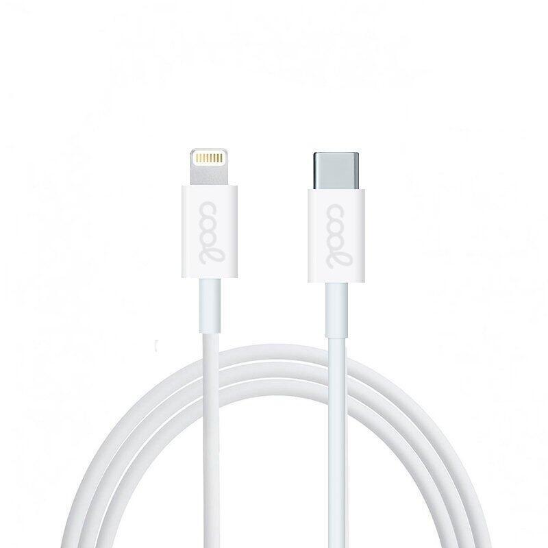 Cool Cable Usb   Universal Tipo-C A Lightning (1.2 Metros) Blanco
