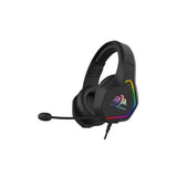 Coolsound G6 Auriculares Gaming Con Microfono - Usb Para Iluminacion Led - Diadema Ajustable - Almohadillas Acolchadas - Controles En Cable - Cable De 2m