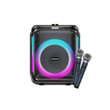 Coolsound Partybox Altavoz Karaoke 8" - Bluetooth - 30w - Iluminacion Rgb - 2 Microfonos Inalambricos Incluidos -