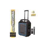 Coolsound Pro 300 Altavoz Autoamplificado Bluetooth 300w 10" 80w Rms Con Bateria - Usb, Sd, Entrada Mic. Jack 6.3mm - 1 Microfono Serie Pro Cool - Autonomia Hasta 4h - Asa Y Ruedas De Transporte - Mando A Distancia
