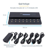 Copiador Clonador De Unidades  De Memoria Flash Usb 1:15