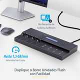 Copiador Clonador De Unidades  De Memoria Flash Usb 1:15