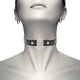 Coquette Chic Desire - Collar Cuero Vegano Accesorio Woman Corazón
