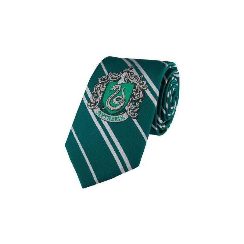Corbata Infantil Slytherin Logo Tejido (Harry Potter)