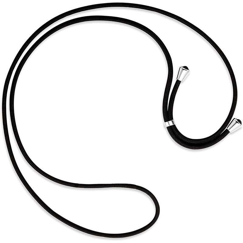 Cordón De Funda Colgante Para Smartphone Negro