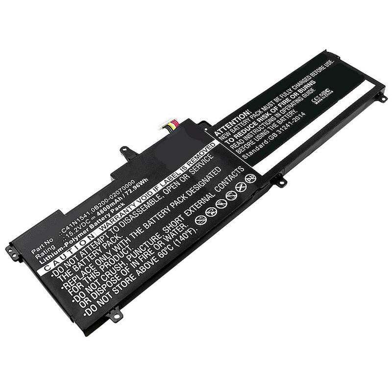 Coreparts Batería Para Portátil Asus 64wh Li-Pol 15.2v 4200mah, Negro