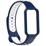 Correa Amazfit Band 7 Dual Color Azul+Blanco