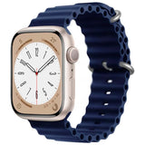 Correa Apple Watch 38/40/41mm Wave Azul Oscuro