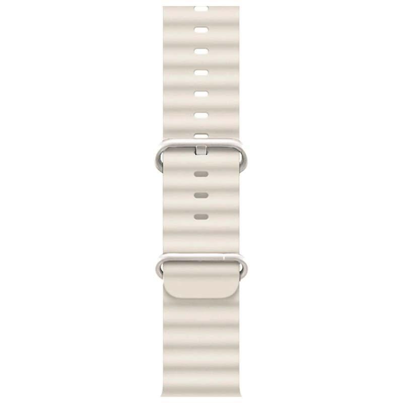 Correa Apple Watch 38/40/41mm Wave Blanco Estrella