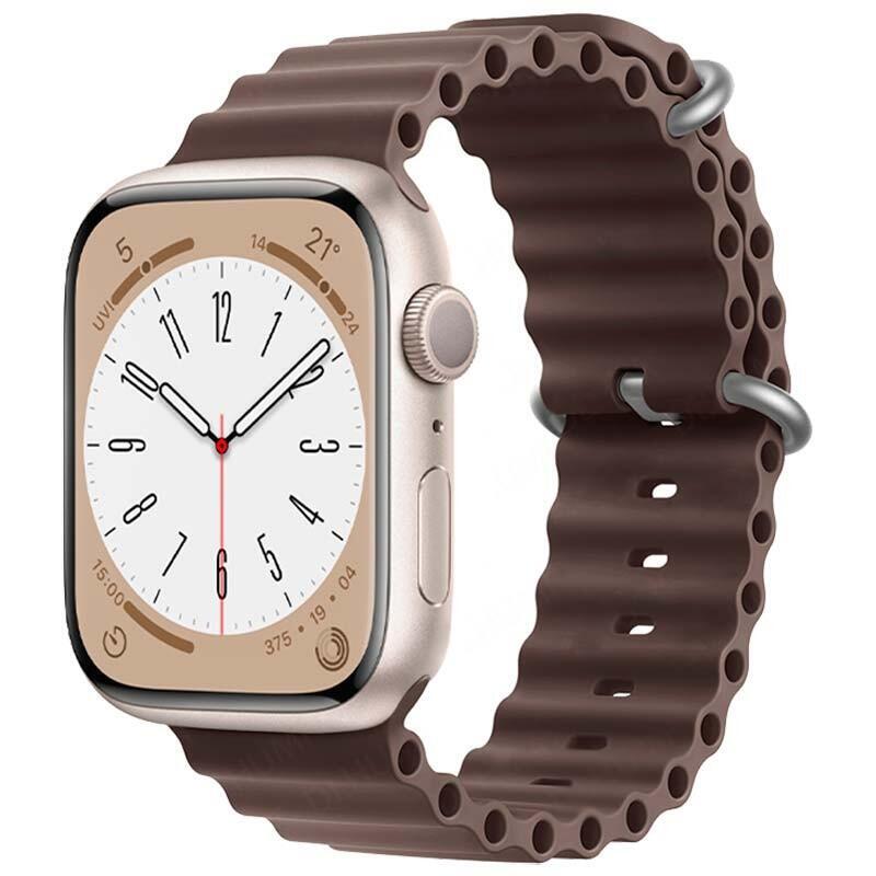 Correa Apple Watch 38/40/41mm Wave Marrón