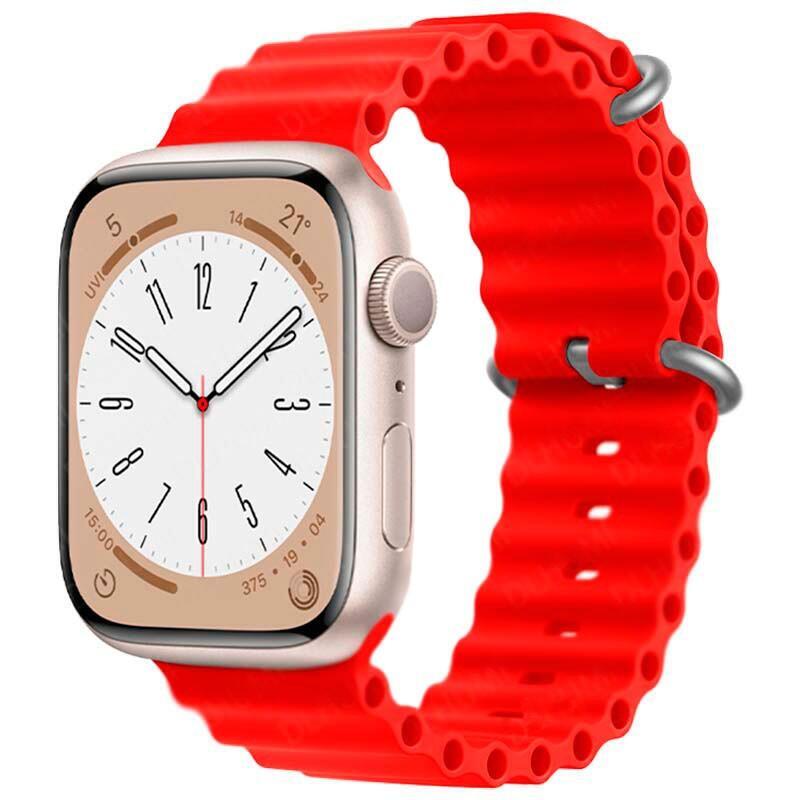Correa Apple Watch 38/40/41mm Wave Rojo